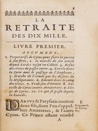 La retraite des Dix Mille de Xénophon, ou l’Expédition de Cyrus contre Artaxerxes