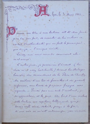Livre premier : Une lecture sans titre. - Livre second : Le dossier n° cccxxiii ; Suite de la lecture sans titre. - Livre III : Les Châtiments.