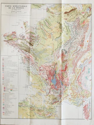 Item #3920 Essai d’une carte structurale de la France, Mémoires et Documents du Centre de...
