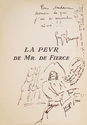 Item #3938 La peur de Mr. de Fierce. Avec dix aquarelles originales de Guy Arnoux. Claude...
