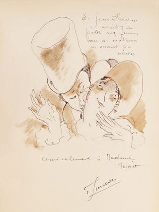 Item #3948 Les désirs de Jean Servien. Avec dix-neuf lithographies et des bois de Fernand...