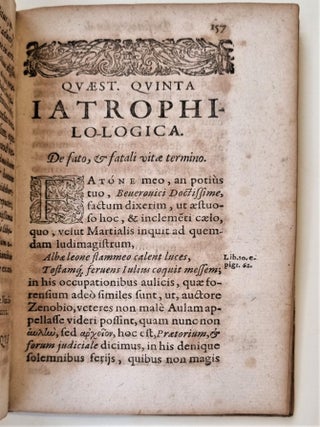 ΠΕΝΤΑΣ Quæstionum Iatro-philologicarum