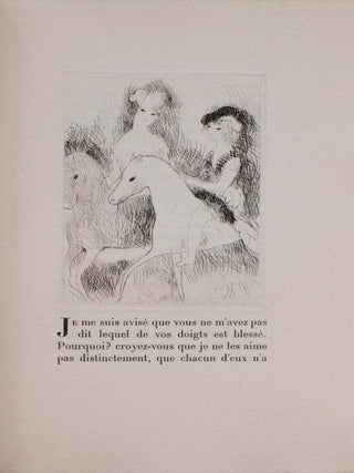 Item #3989 Lettres espagnoles. Avec onze eaux-fortes de Marie Laurencin. Jacques de LACRETELLE,...