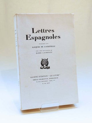 Lettres espagnoles. Avec onze eaux-fortes de Marie Laurencin.