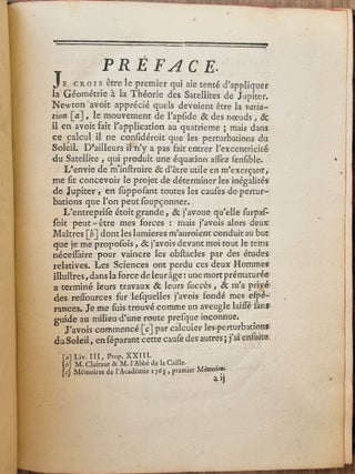 Essai sur la théorie des satellites de Jupiter, suivi des tables de leurs mouvemens, déduits du principe de la gravitation universelle