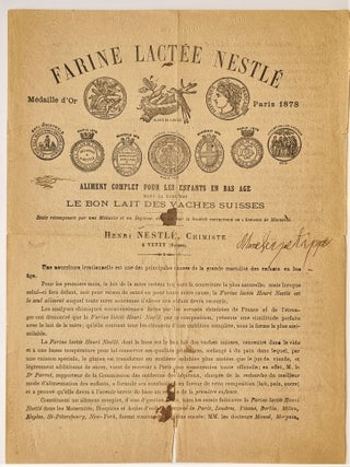 Item #4027 Farine lactée Nestlé, Aliment complet pour les enfants en bas âge...