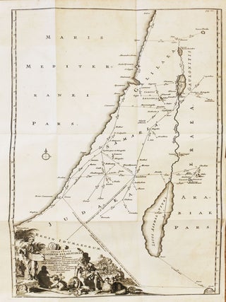 Palaestina, ex Monumentis veteribus illustrata, in tres libros distributa, tabulis geographicis necessariis…