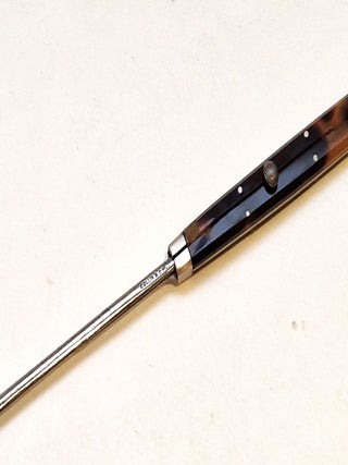 Bistouri à gaine ou lame cachée à manche en écaille, circa 1870-1880