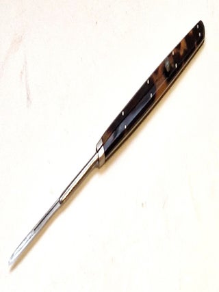 Bistouri à gaine ou lame cachée à manche en écaille, circa 1870-1880