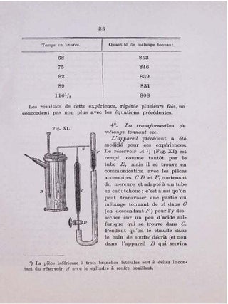 Etudes de dynamique chimique