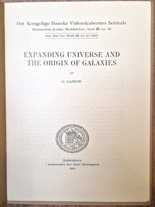 Expanding universe and the origin of galaxies
