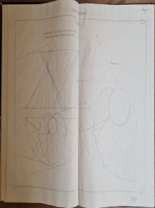 Recueil d’épures réalisées à l’Ecole Polytechnique en 1859-1860