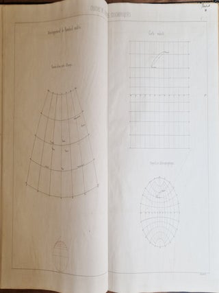 Recueil d’épures réalisées à l’Ecole Polytechnique en 1859-1860