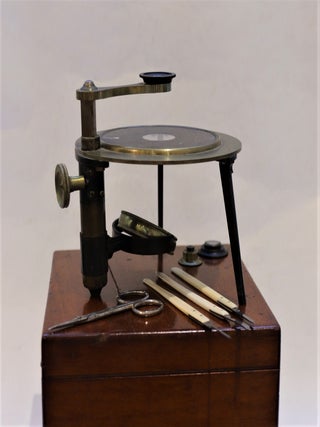 Microscope de dissection de forme ronde d'après Watson, circa 1860-1870
