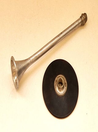 Stéthoscope en aluminium et ébonite, circa 1920