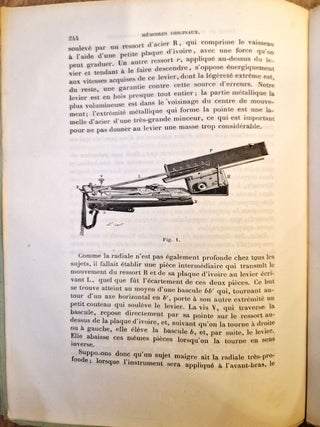 Item #4575 "Recherches sur l'état de la circulation, d'après les caractères du pouls fournis...