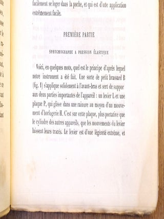 "Recherches sur l'état de la circulation, d'après les caractères du pouls fournis par un nouveau sphygmographe"