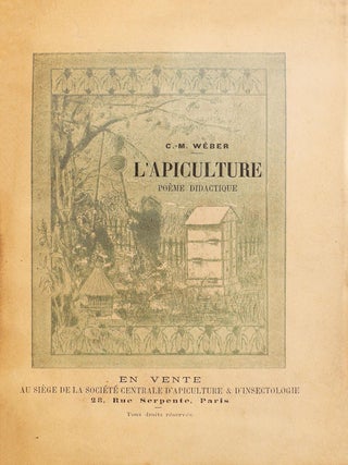 Item #4733 L'Apiculture (système éclectique) en théorie et pratique....