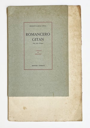 Item #4749 Romancero gitano. Trad. Félix Gattegno. GARCÍA LORCA, Federico