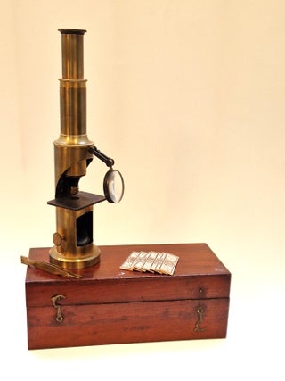 Item #4814 Microscope tambour à lentille condensatrice, circa 1860
