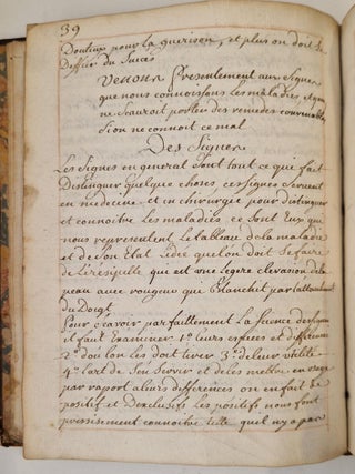 Principes de la chirurgie par Mons. Petit maître chirurgien et démonstrateur royal de St Cosme à Paris. Ecrit par Doublau en 1736