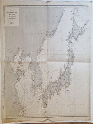 Item #4848 Cote Est de l'Asie. Iles et mers du Japon. Mer Jaune. D'après les documents les plus...