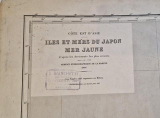 Cote Est de l'Asie. Iles et mers du Japon. Mer Jaune. D'après les documents les plus récents