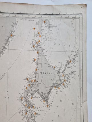 Cote Est de l'Asie. Iles et mers du Japon. Mer Jaune. D'apr&egrave;s les documents les plus r&eacute;cents