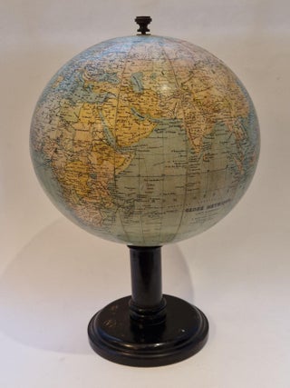 Item #4850 Globe terrestre métrique, circa 1910. G. Thomas successeur Emile Bertaux
