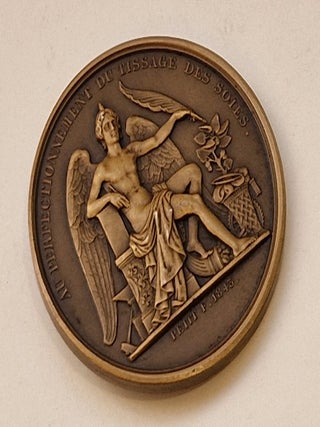 Portrait-médaille en bronze de Joseph Marie Jacquard