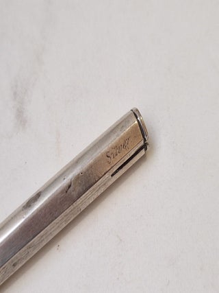 Rare et précoce modèle en argent du “new pair of pocket compasses” inventé par Jones, c. 1800