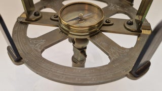 Cercle d'arpentage à six pinnules, circa 1740
