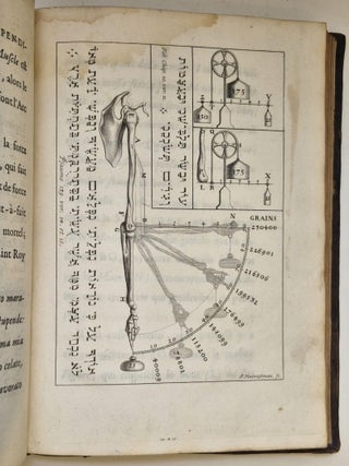 Elévation des eaux par toute sorte de machines réduite à la mesure, au poids, à la balance, par le moyen d'un nouveau piston, et corps de pompe, et d'un nouveau mouvement cyclo-elliptique, en rejettant l'usage de toute sorte de manivelles ordinaires : avec huit problèmes de méchanique
