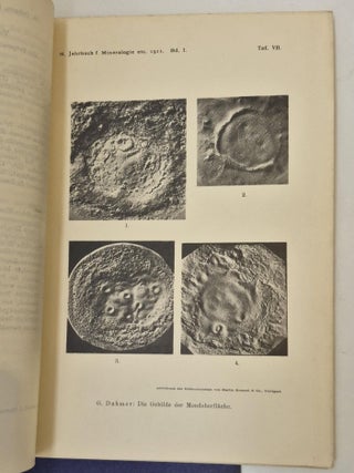Item #5027 Ueber Bildung von Mondkratern. Lune, ALTHANS, Geheimer Bergrath