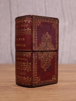 Item #5072 Boîte à aiguilles en forme de livre. George PALMER