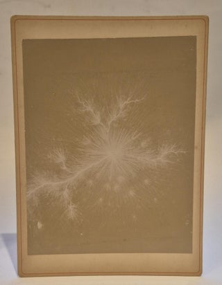 Paire de deux photographies originales d'étincelle électrique, France, circa 1890