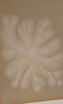 Paire de deux photographies originales d'étincelle électrique, France, circa 1890