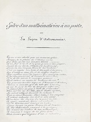 Recueil de quatre textes imprimés et un poème autographe offerts au comte de Chambord, qui fut son élève et son ami.