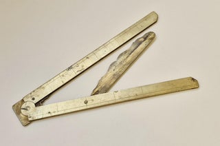 Ensemble de deux règles en laiton, XVIIIe