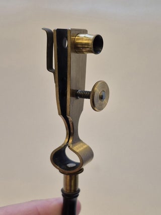 Microscope simple d'après Joblot, fin du XVIIIe siècle