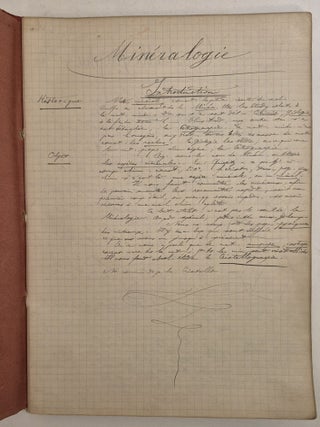 Minéralogie. Cristallographie. Cailloux,
