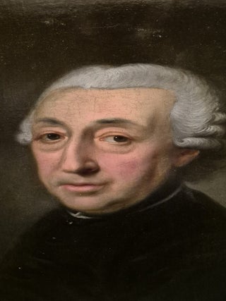 Un scientifique anversois et son microscope, circa 1779