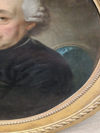 Un scientifique anversois et son microscope, circa 1779