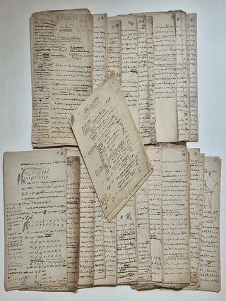Item #5292 Manuscrit autographe de son Histoire des math&eacute;matiques, s.l.n.d. [ca 1870]. HOEFER,...