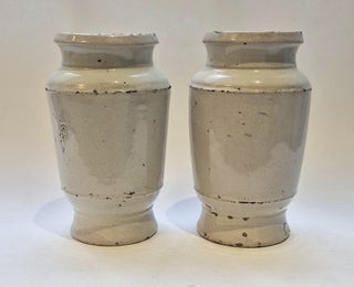 Deux pots de pharmacie, Anvers, XVIIIe