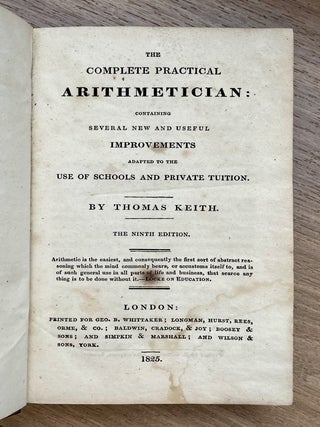 A group of books from the library of Maria Forbes, daughter of Major-General Benjamin (later Forbes-Gordon) (1768-1840).