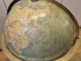 Grand globe terrestre 50cm par Larochette et Bonnefont