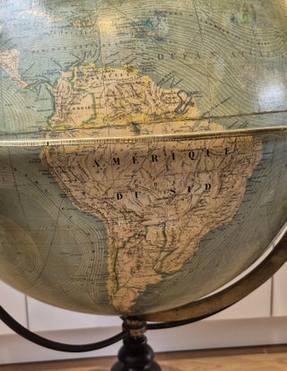 Grand globe terrestre 50cm par Larochette et Bonnefont