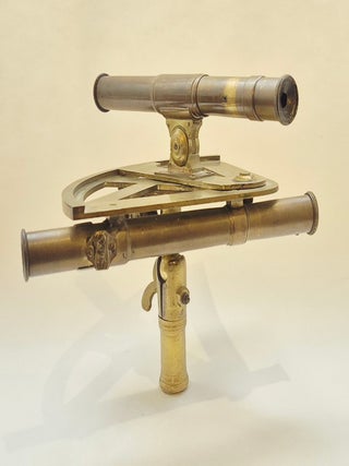 Rare quadrant terrestre ou d'arpentage en laiton, vers 1760.