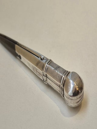 Rare compas italien en argent de type Lusverg, fin du XVIIe siècle.
